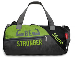 Sfane Polyester Grey Gym Bag/Duffle Bag/Sports Bag/Shoulder Bag/Sports