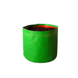 TIME2PLANT HOME GARDENING GROW BAGS 12X12 INCH | GREEN COLOUR HDPE GRO