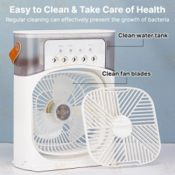 MELBON 4 L ROOM/PERSONAL AIR COOLER(WHITE, USB MINI AIR COOLER-A)