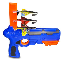 ToyMagic Airplane Launcher Gun with 4 Foam Planes|Indoor & Outdoor Cat