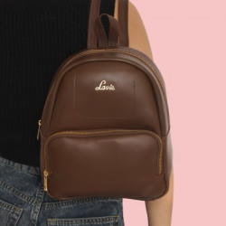 LAVIE ARIES XS FASHION BACKPACK 8.5 L BACKPACK(BROWN)