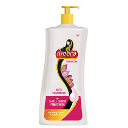 MEERA ANTI DANDRUFF SHAMPOO, WITH GOODNESS OF SMALL ONION AND FENUGREE