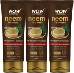 WOW SKIN SCIENCE NEEM | PURIFIES SKIN | UNCLOGS PORES | FIGHTS ACNE |