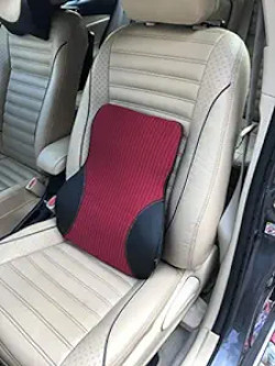 Oshotto Leatherite Finish Lumbar Support for Office Chair | Back Pillo