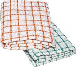 Flipkart SmartBuy Cotton 300 GSM Bath, Beach, Hair Towel Set(Pack of 2
