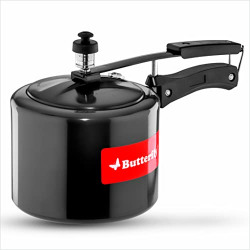 Butterfly Friendly Inner Lid 3 Ltr Aluminium Hard Anodised Pressure Co
