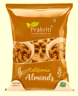 PRAKRITI NATURALS NATURAL PREMIUM CALIFORNIA ALMONDS | PREMIUM BADAM G