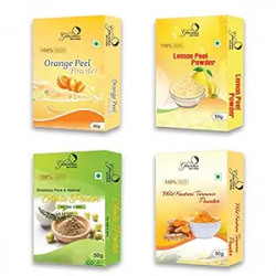 Glowious Radiant Glow Ensemble: Orange Peel, Kasturi Turmeric, Lemon P