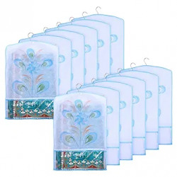 KUBER INDUSTRIES HANGING SAREE COVER | NON-WOVEN BRUSH PAINTING PATTER