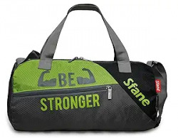 Sfane Polyester Grey Gym Bag/Duffle Bag/Sports Bag/Shoulder Bag/Sports