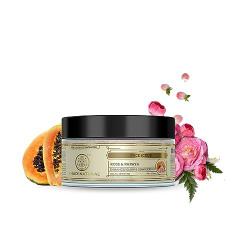 KHADI NATURAL ROSE & PAPAYA FACE SCRUB | AYURVEDIC SCRUB FOR FACE | MO