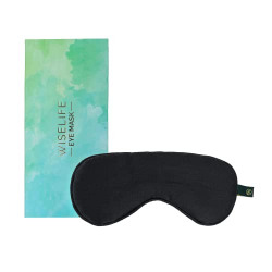 WiseLife Premium Mulberry Silk Eye Mask, Ultra Smooth Adjustable Sleep