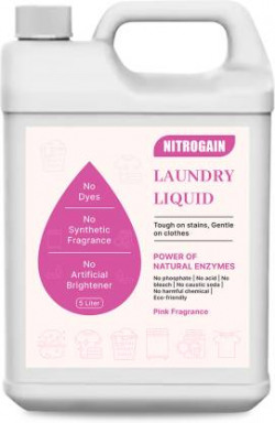 NITROGAIN STORE LIQUID DETERGENT FASTER STAINS REMOVERPINK ,FOR WASHIN