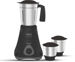 INALSA UNIMIX 550 W MIXER GRINDER (3 JARS, BLACK)