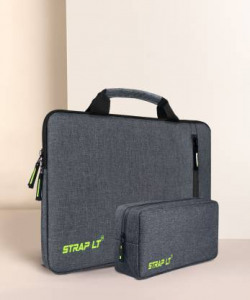 STRAPLT LAPTOP SLEEVE WITH POUCH CASE COVER FOR 15.6-16 INCH WITH HAND