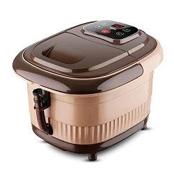 AGARO Regency Manual Foot Spa Bath Massager With Heat, 12 Massage Roll
