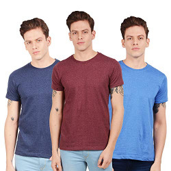 SCOTT INTERNATIONAL MEN'S REGULAR FIT T-SHIRT - COTTON BLEND, HALF SLE