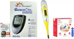 DR. MOREPEN GLUCOMETER BG-03 WITH 50 STRIPS WITH POCT 100 ROUND LANCET