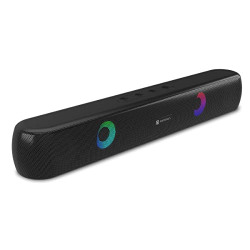 PORTRONICS DECIBEL 21 10W WIRELESS BLUETOOTH SOUNDBAR WITH LED LIGHTS,