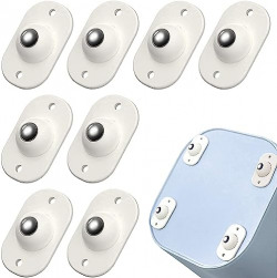 NUBILOUS 4 PCS SELF ADHESIVE MINI SWIVEL CASTERS WHEELS,UNIVERSAL WHEE