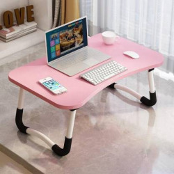 KAIZONE MULTIPURPOSE FOLDABLE TABLE WITH CUP HOLDER, STUDY , BED ,TABL