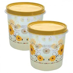 Heart Home Storage Container|Durable Plastic Floral Design BPA Free Fo