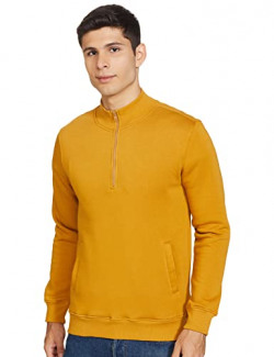 AMAZON BRAND - SYMBOL MEN'S REGULAR COTTON BLEND HOODED NECK SWEATSHIR