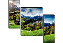 SAF paintings 6MM Mountain Nature Panel Painting(SANFJM1130) SANFJM113