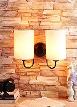 TU CASA NTU-264 OFF WHITE COTTON WALL LIGHT BY TU CASA HOLDER TYPE-B-2