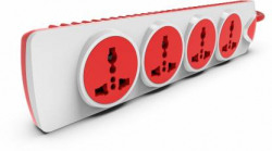 FYBROS QUBIC 4X1 INTERNATIONAL SOCKETS POWER EXTENSION BOX 5 METER WIT