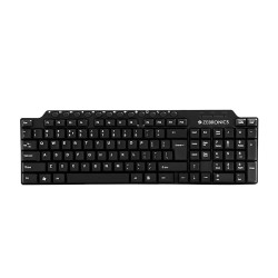 ZEBRONICS ZEB-KM2100 MULTIMEDIA USB KEYBOARD COMES WITH 114 KEYS INCLU