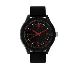 FASTRACK UNISEX PLASTIC ANALOG BLACK DIAL WATCH-NG38003PP05W/NR38003PP