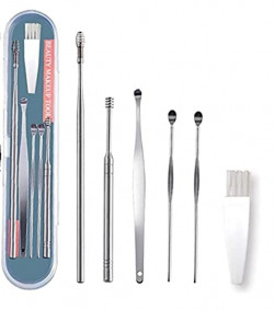 BLENKA ESSENCE EAR WAX CLEANER RESUABLE EAR CLEANER EARPICK TOOL SET W