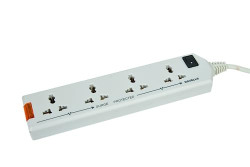 Havells 240 Volts 6A Four-Way 1440W Extension Board With Cable (White)