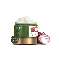Lotus Botanicals Red Onion Total Repair Hair Mask |Hair Mask For Damag