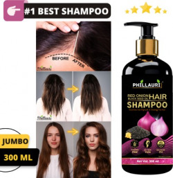 PHILLAURI ANTI DANDRUFF AND SILKY HAIR ONION BLACKSEED SHAMPOO 300ML(3