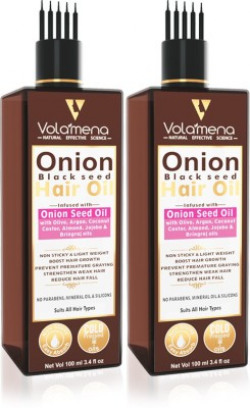 VOLAMENA ONION BLACK SEED HAIR OIL HAIR OIL(200 ML)