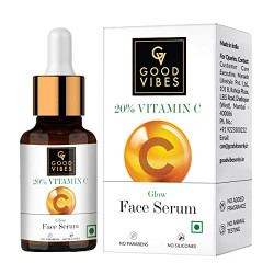 Good Vibes 20% Vitamin C Serum, 10 ml Light Weight Moisturizing Age De
