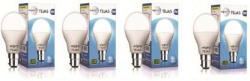 WIPRO 9 W STANDARD B22 LED BULB(WHITE, PACK OF 4)
