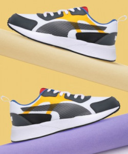 PUMA PUMA MEN WHITE BLACK COLOURBLOCKED IDP SNEAKERS SNEAKERS FOR MEN(