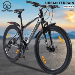 URBAN TERRAIN SHIMANO GEARED FOR MEN WITH FRONT SUSPENSION & DUAL DISC