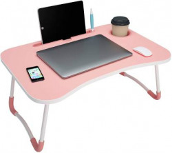 JUMBO Mart Foldable Wooden Laptop Table Wood Portable Laptop Table(Fin