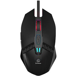 RPM EURO GAMES WIRED GAMING MOUSE | UPTO 3200 DPI | 6 BUTTONS | RGB BA