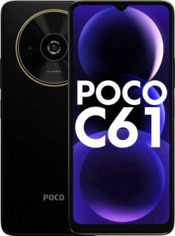 POCO C61 (DIAMOND DUST BLACK, 64 GB)(4 GB RAM)