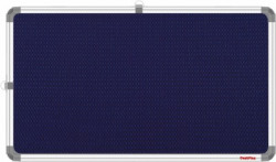 DESKFLEX 1X1.5 FEET PREMIUM MATERIAL BLUE NOTICE BOARD/ PIN-UP BOARD F