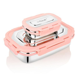 MARSHI Premium Stainless Steel Lunch Box with Lid Leak Proof Tiffin fo
