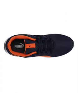 Puma Men Bruten Peacoat-Vibrant Orange-White Walking Shoe - 11 UK (381