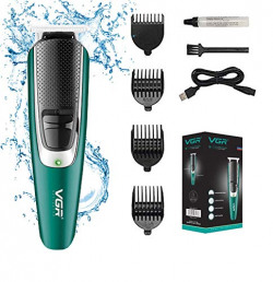 VGR V-176 OIL HEAD USB RECHARGEABLE HAIR CLIPPER/TRIMMER, BATTERY POWE