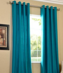 Panipat Textile Hub 213 cm (7 ft) Polyester Door Curtain (Pack Of 2)(S