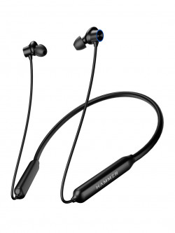 HAMMER Black Splendor In Ear Bluetooth Neckband with Upto 18 Hrs Playt